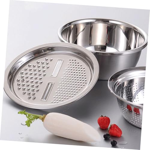 ULTECHNOVO 2pcs Rallador y Cortador Multiusos Acero Inoxidable miniatura 5
