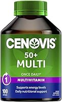 Cenovis 50+ Multivitamin for Energy - Comprehensive Formula Containing 27 Ingredients - Multi Vitamin 100 Capsules