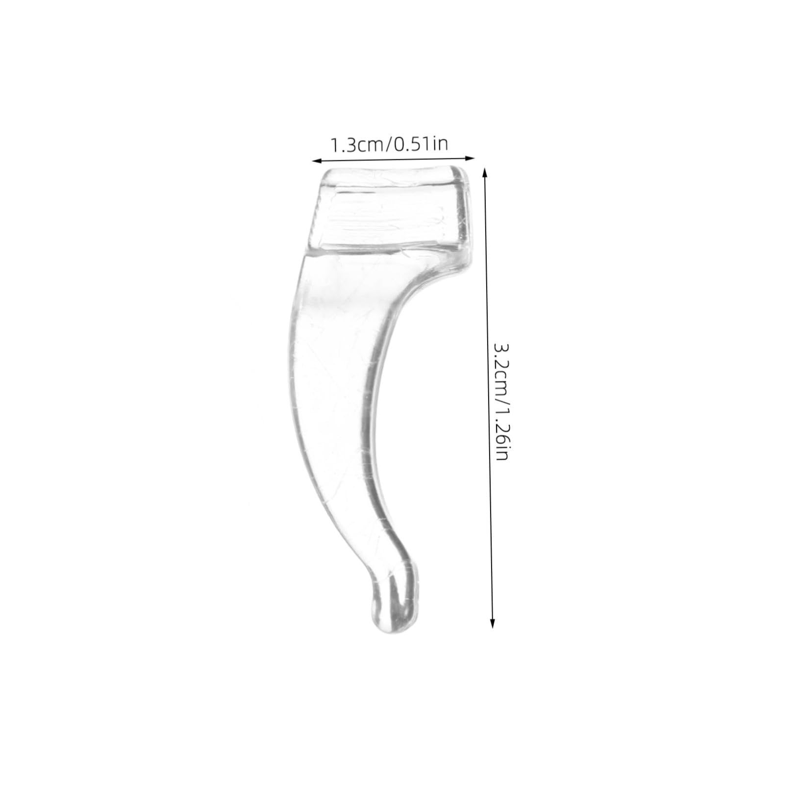 NOLITOY 10 Pairs Non-slip Ear Hook Sunglasses Retainer Glasses Sports Strap Ear Pads for Eyeglasses Ear Pads Glasses Nose Cushions for Eyeglasses Bridge from Eyeglass Ear Grips Eye Glasses