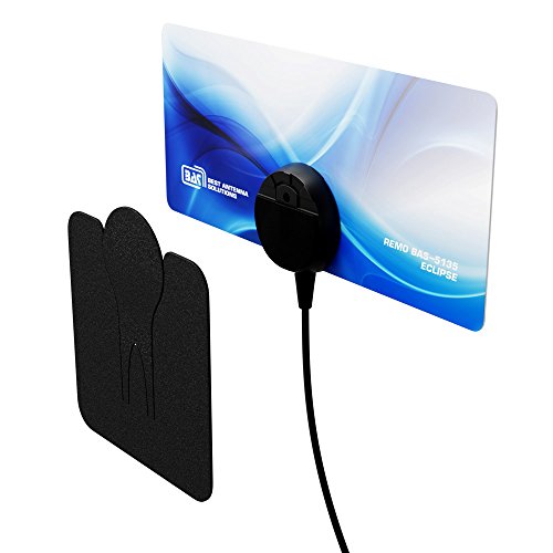 Indoor Tv Antenna Bas-5135-Usb Eclipse Compact Long Range Hdtv Thin Uhf-Band #TOP1
