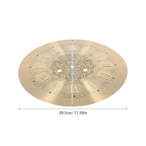Esfera de reloj vintage dorada de metal para reparar y diseñar relojes 3
