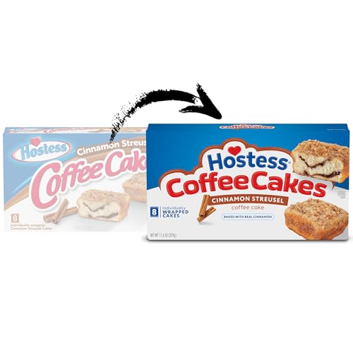 Hostess Cinnamon Streusel Coffee Cakes, 8 Count