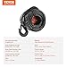 VEVOR Synthetic Winch Rope, 3/8 Inch x 100 Feet 26,500 lbs Synthetic Winch Line Cable Rope with Protective Sleeve + Forged Winch Hook + Pull Strap, Universal Fit for SUV, Large Off-Road Vehicle, Truck