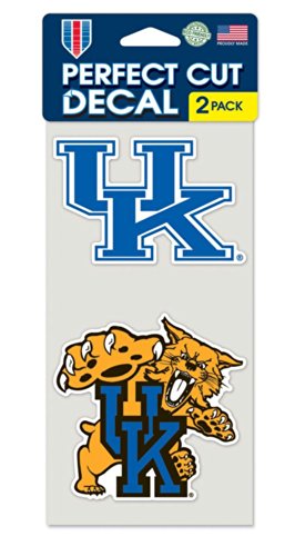 Autocollants NCAA Kentucky Découpe Perfect Cut Haute Précision de 10 cm