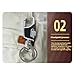 Premium Car Keychain with Metal Carabiner and PU Leather Design - Durable, Stylish, and Secure Key Fob Holder for Men & Women (black)