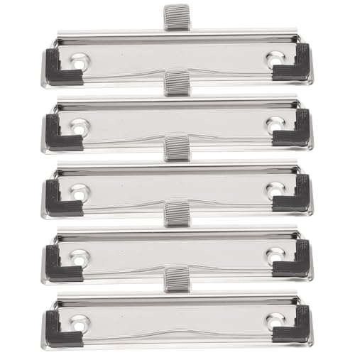 Clips presse-papiers Betooky lot de 5 pinces de bureau robustes avec porte-crayon
