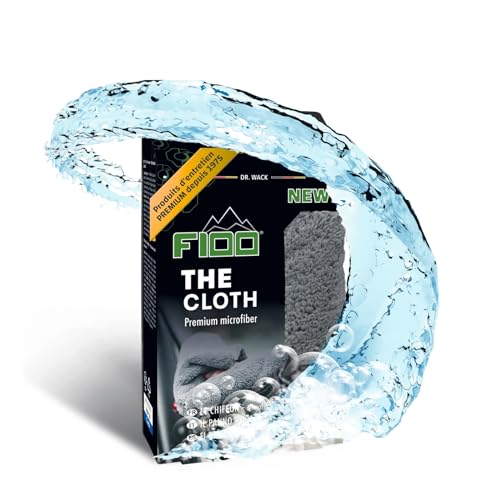 Dr. Wack - F100 Chiffon en Microfibres 40 x 40 cm - Chiffon pour vélos Doux & Absorbant - Chiffon de Polissage 100% Anti-Peluche - Nettoyage en Douceur & sans Rayures - Entretien Premium
