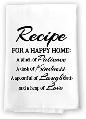 Honey Dew Gifts Welcome To Oma And Opa's Flour Sack Dish Towels - 27x27 Inch, Grandparent Kitchen Towels