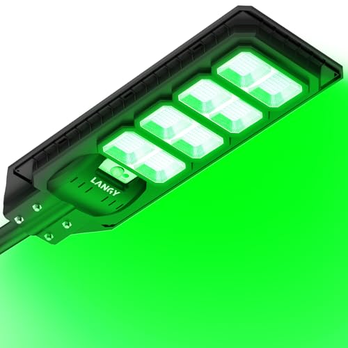 LANGY Green hunting light Hog Lights for Night Hunting, Solar Hog...