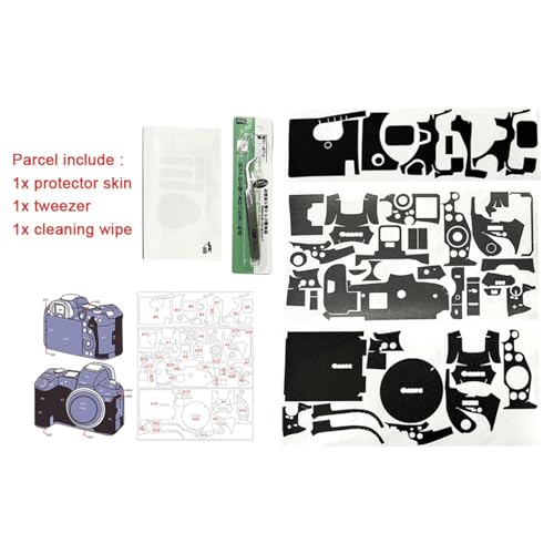JERXTTON A9 III - Película protectora antiarañazos para cámara Sony Alpha 9 III ILCE-9M3 α9III A9M3 (Wave Black) - imagen 5