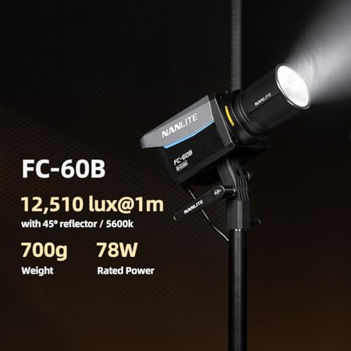 Image of NANLITE FC-60B 78W LED Video Light 2700K-6500K