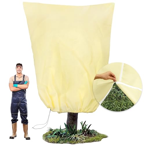 SORANGEUN 80&rdquo;(W) x95&rdquo;(H) Plant Covers Freeze Protection, 2.8oz/yd&sup2;Heavy-Duty Tree Covers...