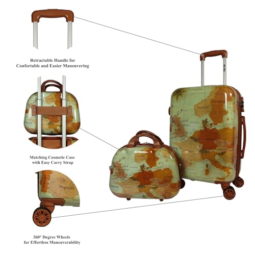 World Traveler Europe 2-Piece Spinner Set