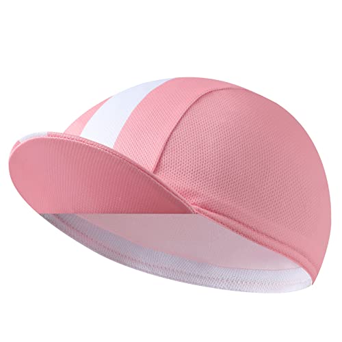 BikingBros-Gorro de Ciclismo de poliéster, Protector de Cabeza para Ciclismo, Transpirable y Absorbente de Sudor, Color Rosa Cover