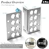Orejas de rack de acero inoxidable para Behringer XR16, XR18, SD18 y Midas MR16, MR18 | Integradas de 8 agujeros para mezcladoras digitales X Air Series, ahorran espacio en rack, permiten el enrutamiento de cables traseros, no se flexionan ni se agrietan, fáciles de instalar por tu cuenta 4