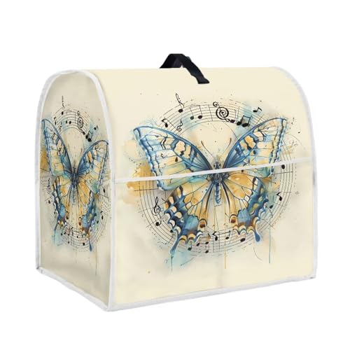 Hechitok Butterfly Music Stand Mixer Cover Kitchen Appliance Cover for Mixers Washable Food Processor Protective Covers Kitchen Mixers Accessories
