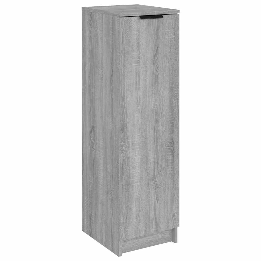 vidaXL Shoe Cabinet Hallway Living Room Furniture Shoe Storage Rack Organiser Cupboard Shelf Stand Holder Storage Unit Grey Sonoma Engineered Wood