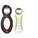 Multi Bottle Opener, Easy Grip Jar Opener, Can, Bottle Openers, Twist Off Lid - Jar Opener for Seniors and Arthritic Hands, Seniors with Arthritis, Hand Weakness (2 pack)
