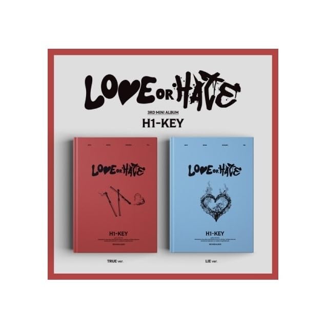 H1-KEY Love Or Hate album K-pop parfait pour enrichir votre vitrine de fan
