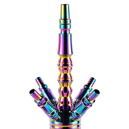 GUTYRE Shisha Set, Rohrverschraubungen, Bar KTV Edelstahl Shisha, Schlauch Großraumwürfel Komplettset, Farbe – Bild 8