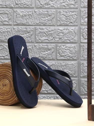 Image of Duosoft Flip Flop for Women | Soft Comfortable | Breathable | Fashionable | Stylish | Trendy | Super Soft | Lightweight | Anti-Slip Sole | Indoor & Outdoor |DW-31-Brown