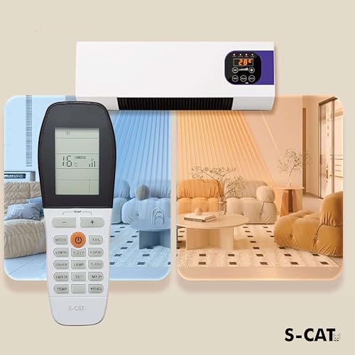 Image of S-CAT Compatible with Voltas AC Remote Control Original Model 248 (No Backlight) Suitable for 1 1.5 2 Ton Split & Window AC (Match Old Remote Exactly, for Any Issues Contact Customer Care)