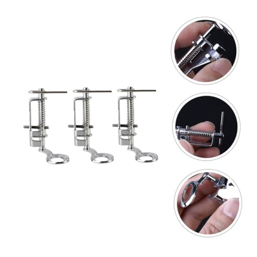 Set 3 Piezas Pies para Máquina de Coser Metal miniatura 7