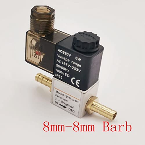Vanne magnétique normalement fermée 220V à étanchéité renforcée 8mm - 3