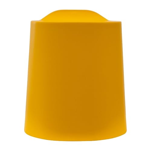 Vista 7 de LUXOR STKSTOOL-5 Taburetes apilables de plástico TailFin, paquete de 5, protección UV para uso en exteriores, 15.75 pulgadas de ancho x 16.15