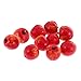 Jili Online 10pcs Mini Fruit Apple Dollhouse Miniature Kitchen Decor Accessory 1/12