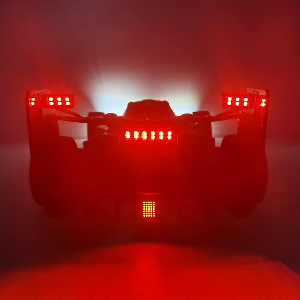 1:7th RC Led Light Kit Headlight Taillights Front/Rear Lamp for 1/7th ARRMA LIMITLESS F1 RC Car Upgrades