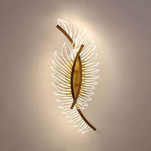 Lámpara de pared Art Deco de latón para decorar tu salón contemporáneo