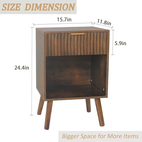 Fultyle Mid Century Modern Nightstand thumb #2