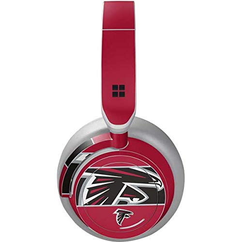 Skinit Decal Audio Skin Compatible with Surface Headphones - Officially Licensed NFL Atlanta Falcons Zone Block Design