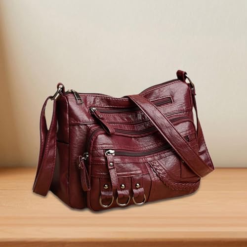 Bolso de hombro para mujer, bolso cruzado elegante tipo tote para vacaciones, desplazamientos y verano miniatura 2