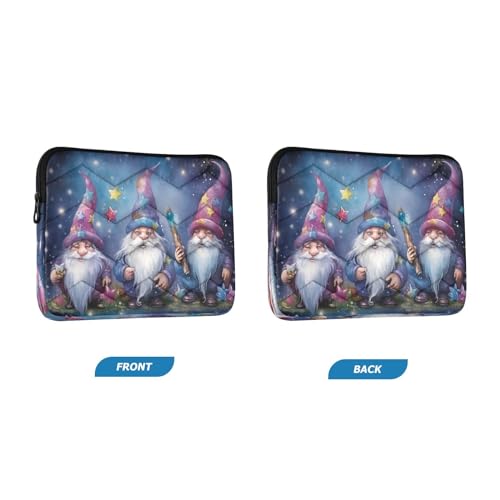 Funda para portátil de 13-14 pulgadas con diseño de gnomos miniatura 2