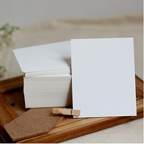 Livre en bois blanc carte vierge carte postale papier épais