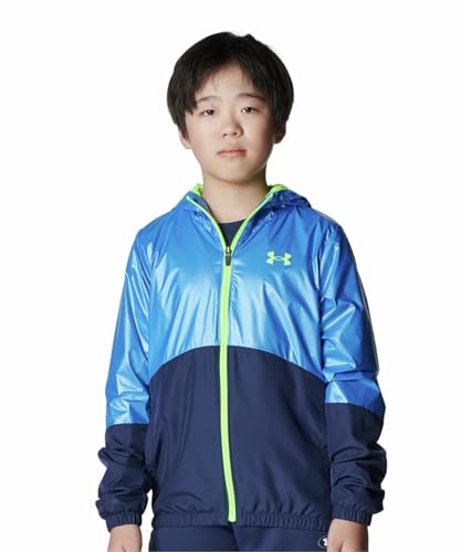[Under Armour] UA METALLIC WINDBREAKER 6007483(402) u[AgeBX EHbVhlCr[ nCp[O[ YM