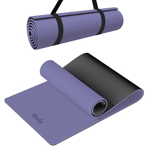 WeiLa TPE Yoga Mat Non-slip Double-Sided 72x24 Pilates Workout