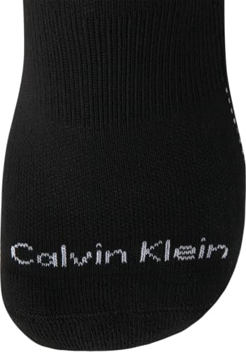Image of Calvin Klein Mens No Show Socks - 6 Pack Soft Cotton Blend Cushioned Athletic Low Cut Socks for Men for Sports and Running