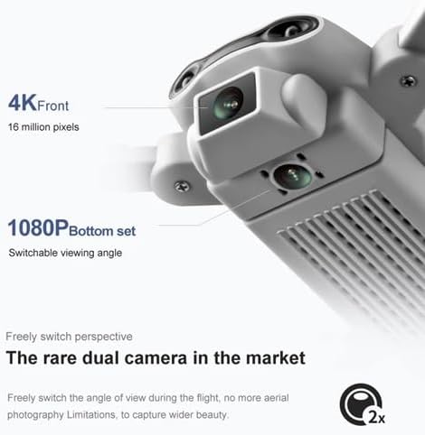Close-up of Mini Drone V9 dual cameras