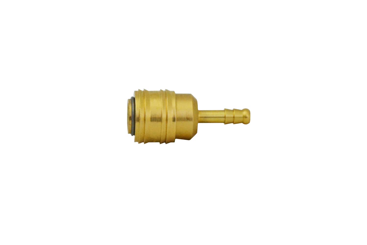 1/2/5/10 Stecker mit Druckluftkupplung Messing Schnellkupplung mit Schlauchtülle 6mm Ventilsteckdose (10)