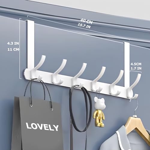 AMAHAY Over Door Hanger, Heavy Duty Over Door Hooks Stainless Steel Over Door Coat Hooks - Image 3