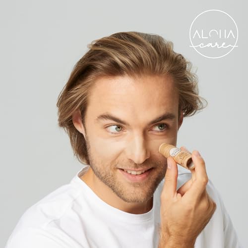 Foto von Aloha Sun Stick LSF 50+ | Gesichtsmineral Sonnenschutz zum Surfen | Eco Paper Stick 20g (Beige)