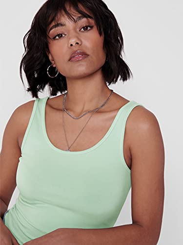 ONLY Damen Onllive Love Tank TOP JRS 3-Pack, Misty Rose/+ 1 Aqua Foam + 1 Y, XS – Ansicht 3