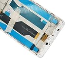 Material: IPS Pantallas LCD para teléfonos móviles Pantalla LCD Toque con ensamblaje de Marco LCD Pantalla táctil/Ajuste para Xiaomi Redmi Note 4 Piezas de reparación Global (Color : White with Frame)
