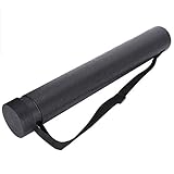 Tissting Teleskop Posterrolle 56-88cm/22-34 Zoll - Erweiterbare Aufbewahrungsröhre für Poster, Karten, Kunstwerke und Dokumente mit Tragegurt, Ideal für Künstler, Architekten und Designer