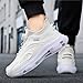 JEUROT Womens Sneakers Running Shoes Running Gym Sneaker Slip on Tennis Non Slip Gym Shoes Fashion Casual Lightweight Tennis Shoe White