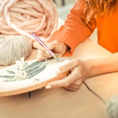 Conjunto de agulhas perfuradoras | 5 unidades/conjunto dedais marcadores de pontos de tricô agulhas