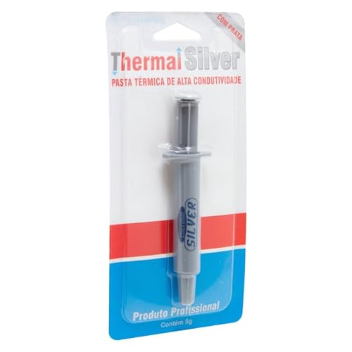 Pasta Térmica Silver Seringa 5g Prata Processador Cpu Pasta Térmica Para Processador De Pc Temperatu